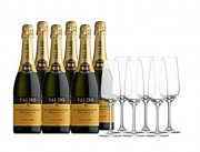 6 Flaschen Valdo Marca Oro Prosecco + 6 Zwieselgl&auml;ser nur 54,90 Euro bei Gourmondo