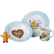 Thomas Kindergeschirr Porzellan 4 tlg. bei Hertie f&uuml;r 19,95&euro; anstatt 39,90&euro;
