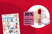 30% Rabatt auf alle Make-Ups, Puder und Rouges bei Rossmann