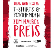1166 T-Shirts und Polohhemden f&uuml;r die ganze Familie gibts jetzt zum halben Preis bei MandmDirect