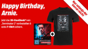 Terminator 2 (3D) in der Steelbook-Edition (Blu-ray) + T-Shirt gratis nur 29,99 Euro bei Media Markt