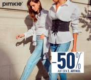 Eine Jeans kaufen und auf die zweite Jeans 50% Rabatt, jetzt bei Pimkie!!!
