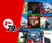 3 Spiele f&uuml;r PS4, Xbox One oder den PC ausw&auml;hlen und nur 79 Euro zahlen!