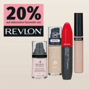 20% Rabatt auf dekorativer Kosmetik von Revlon bei Rossmann