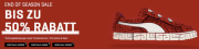 HOT! Puma End of Season Sale bis zu 50% Rabatt + 30% Extra Rabatt dank Gutschein