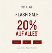 20% Extra-Rabatt auf Alles (auch im Sale) bei Tom Tailor &ndash; VSK nur 0,99 &euro;