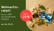 12%, 15% oder 20% Rabatt auf gebrauchte Filme, Videospiele, B&uuml;cher und Musik und mehr bei Medimops