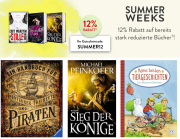 12% Extra-Rabatt auf bereits reduzierte B&uuml;cher im Hugendubel Shop