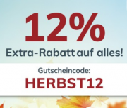 12% Extra-Rabatt auf das komplette Sortiment bei Versandapotheke
