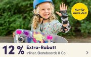 12% Extra-Rabatt auf Inliner, Rollschuhe & Skateboards f&uuml;r Kids bei MyToys