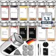 12 Gew&uuml;rzgl&auml;ser (120ml) mit Streueinsatz f&uuml;r nur 18,99&euro;