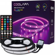 12 Meter (2 x 6 Meter) COOLAPA RGB LED Musik Sync Streifen mit IR Fernbedienung