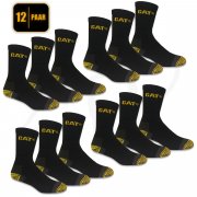 12 Paar CAT CATERPILLAR PREMIUM WORK Business Socken
