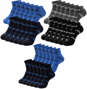 12 Paar PUMA Unisex Quarter-Socken verschiedene Farben