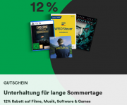 12% Rabatt auf alle Filme, Musik, Software und Games bei Thalia