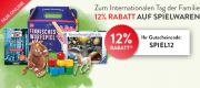12% Rabatt auf alle Spielwaren bei Hugendubel
