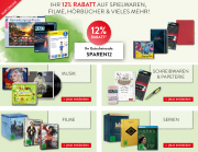 12% Rabatt auf ALLES bei Hugendubel