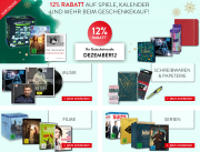 12% Rabatt auf ALLES im Hugendubel Shop