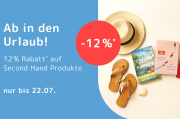 12% Rabatt auf Second Hand Produkte bei Medimops