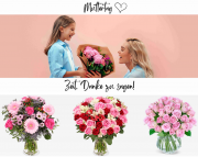 12% Rabatt auf ausgew&auml;hlte Blumenstr&auml;u&szlig;e zum Muttertag bei Blume Ideal