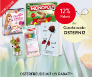 12% Rabatt auf ausgew&auml;hlte Filme, Musik, B&uuml;cher & H&ouml;rb&uuml;cher, Spielwaren und mehr bei Hugendubel