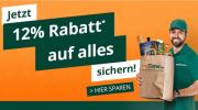 12% Rabatt auf fast alles im myTime Lebensmittel Lieferservice