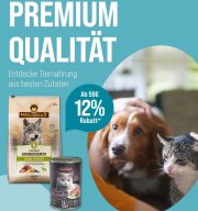 12% Rabatt auf Premium Tierfutter f&uuml;r Hund und Katze bei ZooRoyal