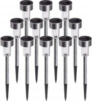 12 St&uuml;ck Elegear Solar Gartenleuchten