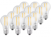 12 St&uuml;ck Ledvance LED-Lampen Smart+ Filament WiFi Classic A 60 6 W E27 mit Alexa und Google