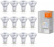 12 St&uuml;ck Ledvance SMART+ LED Leuchtmittel GU10 5W 350lm mit App, Google und Alexa Steuerung