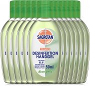 12 x 50 ml Sagrotan Hand-Desinfektionsgel mit Aloe Vera