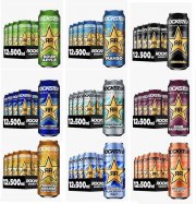 12 x 500ml Rockstar Energy Drink in vielen Geschmacksrichtungen