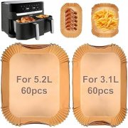 120 Einweg-Eins&auml;tze f&uuml;r Hei&szlig;luftfritteusen f&uuml;r nur 3,99&euro;