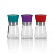 GOURMETmaxx Gew&uuml;rzm&uuml;hle Keramik 3er-Set, lila/rot/t&uuml;rkis f&uuml;r 9,99 statt 12 Euro