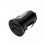 AUKEY USB Kfz Ladeger&auml;t, ULTRA KOMPAKT 24W (5V / 4,8A) Dual USB