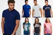 Superdry f&uuml;r M&auml;nner und Frauen T-shirts Versch. Modelle und Farben 3108