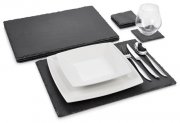 S&auml;nger Schieferplatten Set &bdquo;Dinner&ldquo; 8-teilig f&uuml;r 19,99&euro; statt 29 Euro
