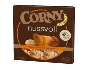 Corny Nussvoll Dreierlei Nuss und Karamell 4er, 12er Pack (12 x 96 g)
