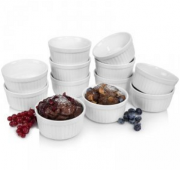 12 Ofenformen aus Porzellan von S&auml;nger f&uuml;r Pasteten, Muffins, Souffl&eacute;s usw f&uuml;r nur noch 16,99 &euro;