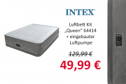 Intex Luftbett mit Pumpe bei Woolworth f&uuml;r 49,99&euro; anstatt 129,99&euro;