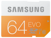SAMSUNG MB-SP64D-EU EVO, SDXC Speicherkarte, 64 GB, 48 MB/s