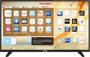 LED-TV 50 Zoll Telefunken EEK A+ DVB-T2, DVB-C, DVB-S, UHD, Smart TV, WLAN, CI+