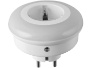 HEITRONIC 47165 Zwischenstecker mit LED Nachtlicht