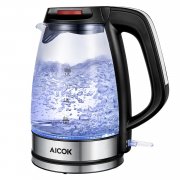 Aicok Glas Wasserkocher 1.7L 2200 W mit LED Licht f&uuml;r 21,99&euro;