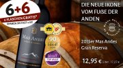 2015 Mas Andes Gran Reserva 6+6Flaschen gratis bei Club of Wine f&uuml;r 77,70&euro; anstatt 155,40&euro;