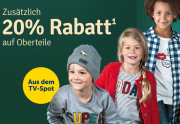 Jetzt zus&auml;tzlich 20% auf ausgew&auml;hlte Oberteile f&uuml;r Kids