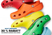 50% Rabatt auf ausgew&auml;hlte Crocs! Gro&szlig;e Auswahl!