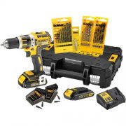 DeWalt Akku-Schlagbohrschrauber DCK795S2T mit 71-tlg. Zubeh&ouml;r und zwei Akkus nur 169,99 Euro