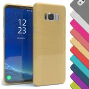 Brushed Cover f&uuml;r Samsung Galaxy Schutz H&uuml;lle Slim Case Silikon TPU