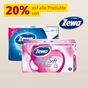 20% auf alle Zewa Produkte bei Rossmann